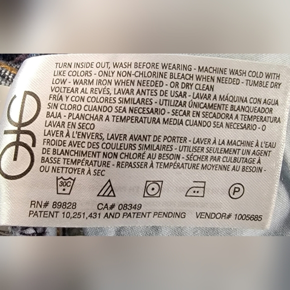 Chaps Slim Boyfriend Blue Jeans Medium Wash High Rise CDCHB0121-WAL 14 32 - Picture 7 of 11